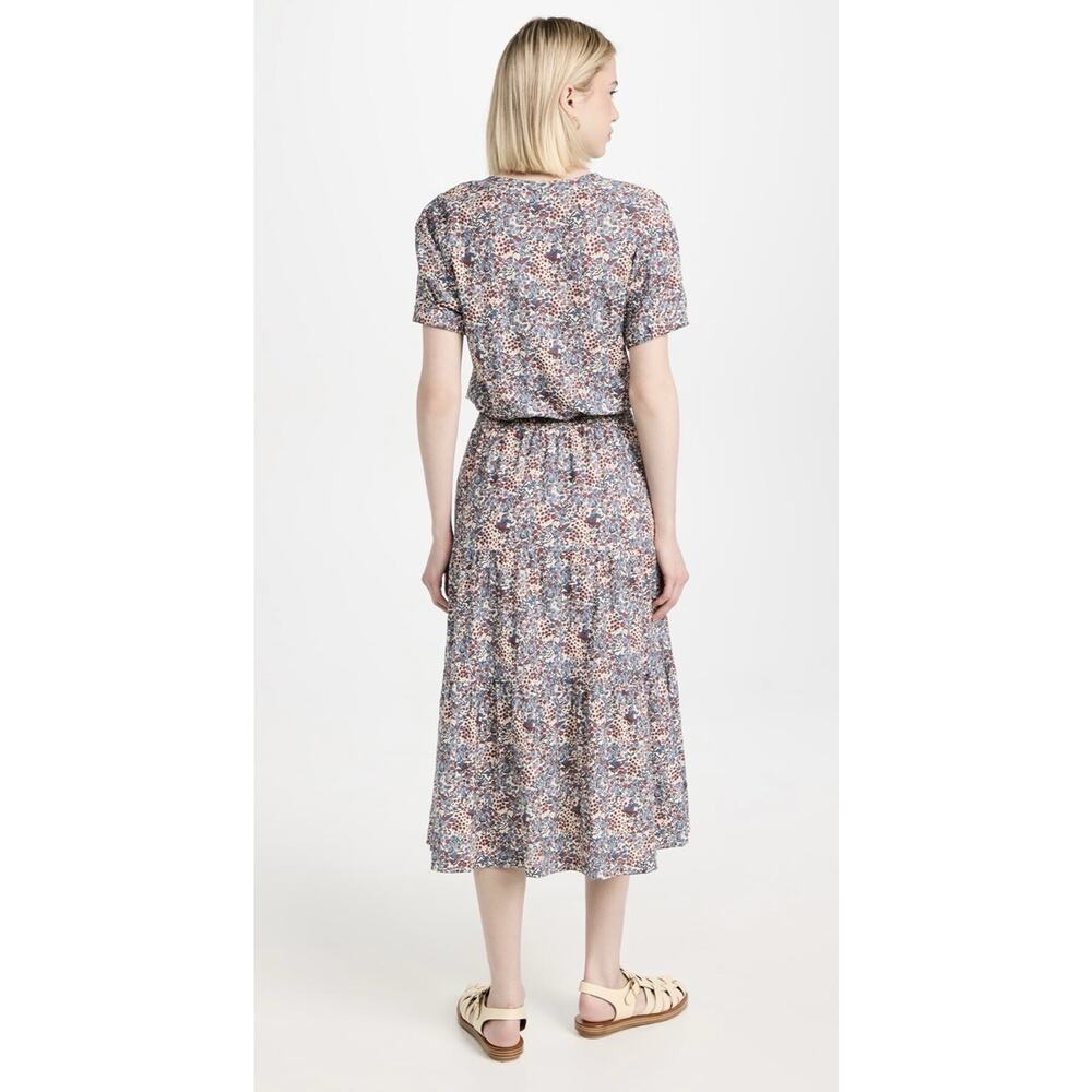 NATION LTD 2023 Martine Casual Peasant Cherry Blossom Maxi Dress - Picture 2 of 16